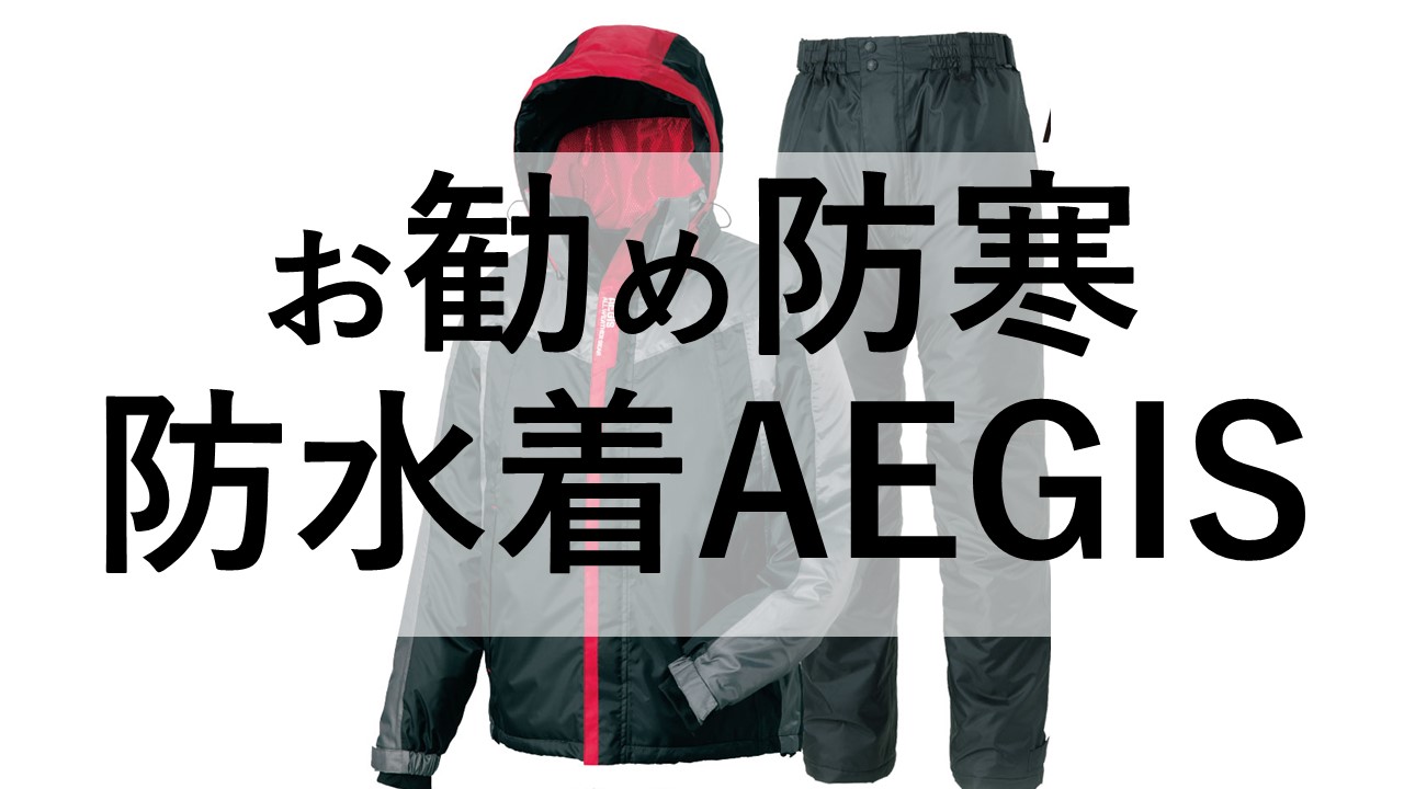 コスパ最強 おすすめ防寒防水着イージス Aegis アングリングインベスター