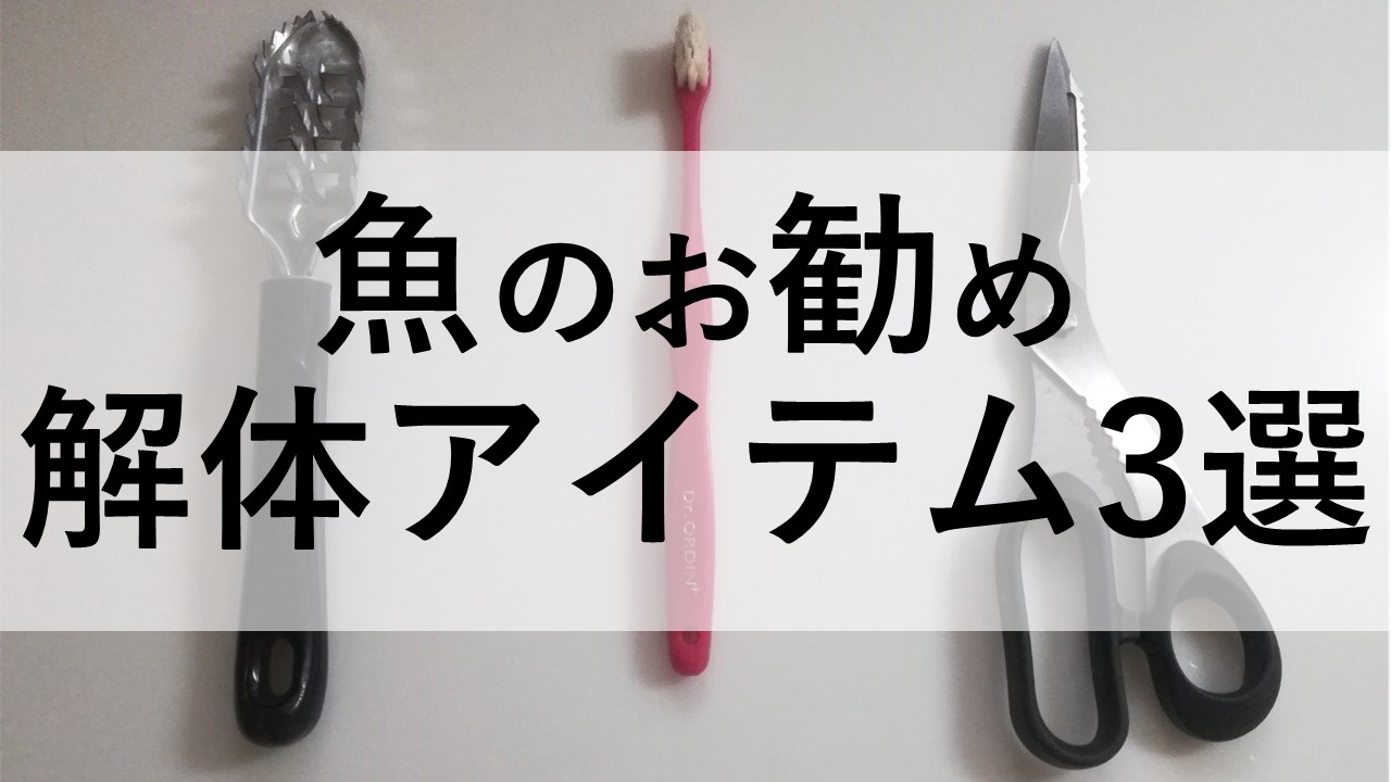 初心者必見 魚のおすすめ解体アイテム３選 １００均だけで十分です アングリングインベスター